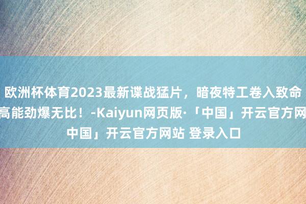 欧洲杯体育2023最新谍战猛片,暗夜特工卷入致命贪心,全程高能劲爆无比!-Kaiyun网页版·「中国」开云官方网站 登录入口